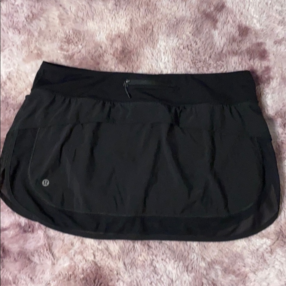 Lululemon black skort